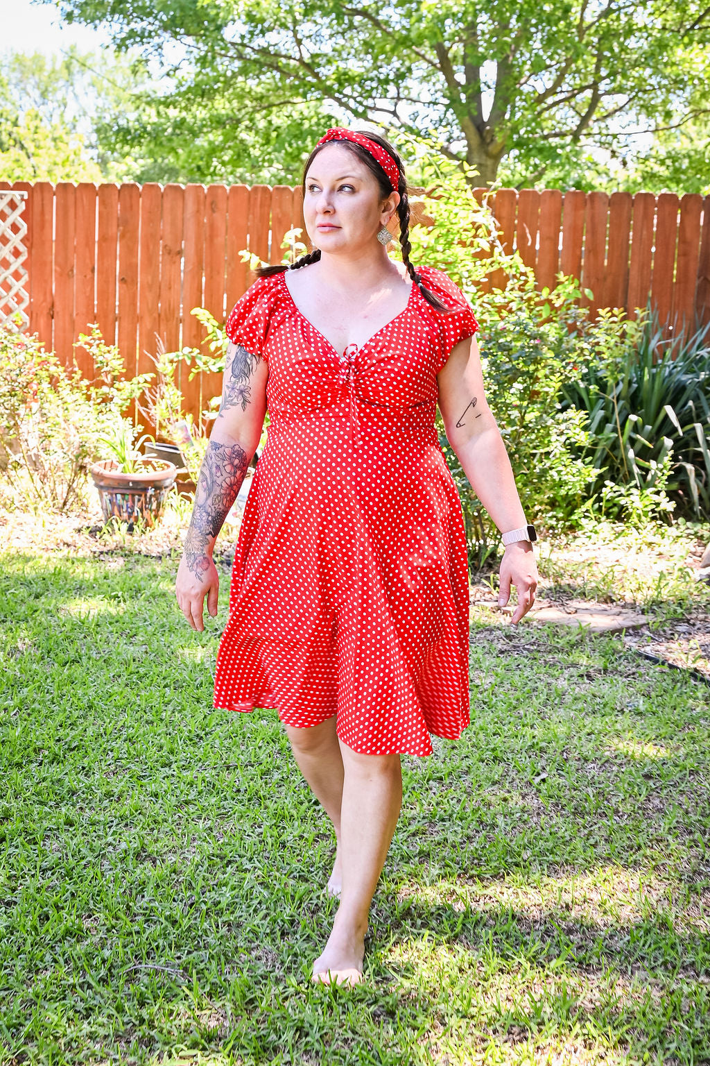 Red Polka Dot Dress