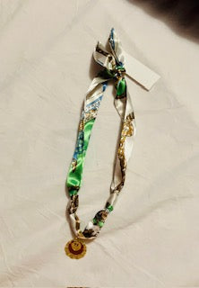 Trendy Scarf Charm Necklace