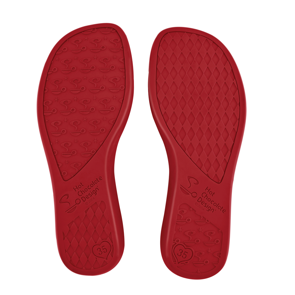 Chocolaticas® Cherry Black Women's Mary Jane Flat