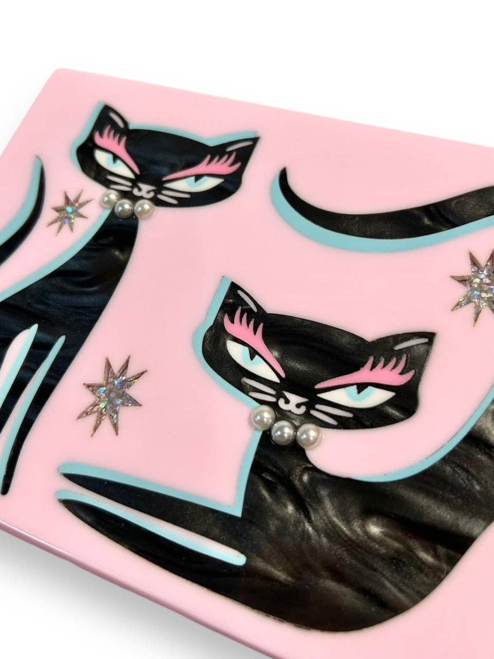 Kitty Chic Acrylic Handbag by Miss Fluff x Lipstick & Chrome
