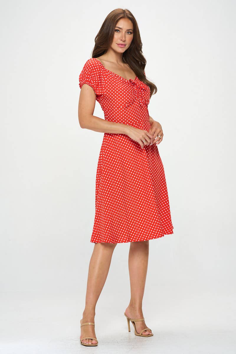 Red Polka Dot Dress