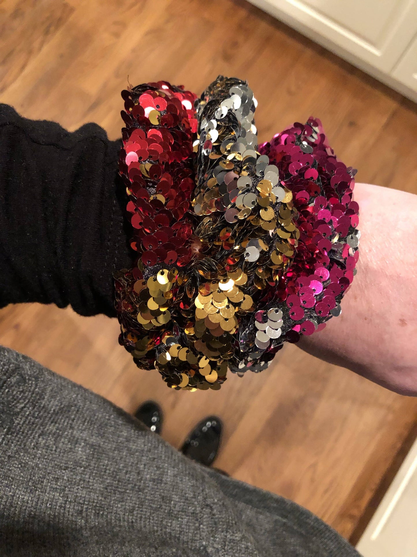 Sequin Hair Scrunchie
