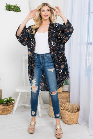 Shoot for the Moon Kimono