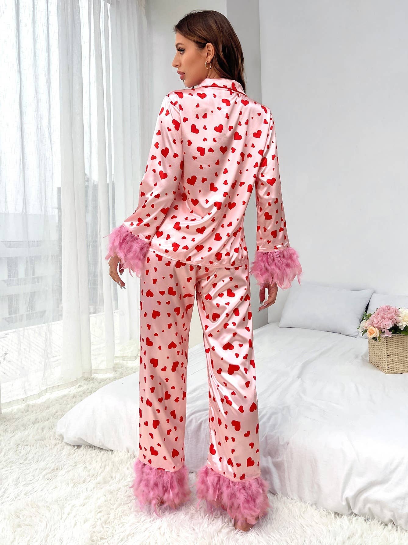 Heart Printed Pajamas