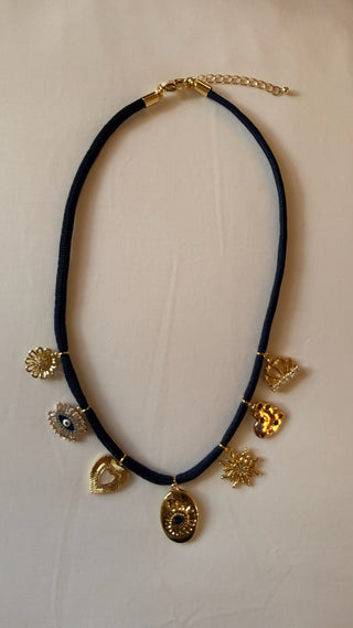 Cord Charm Necklace