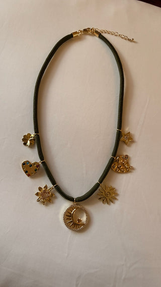 Cord Charm Necklace