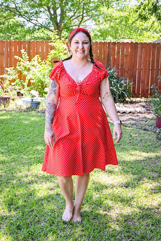 Red Polka Dot Dress