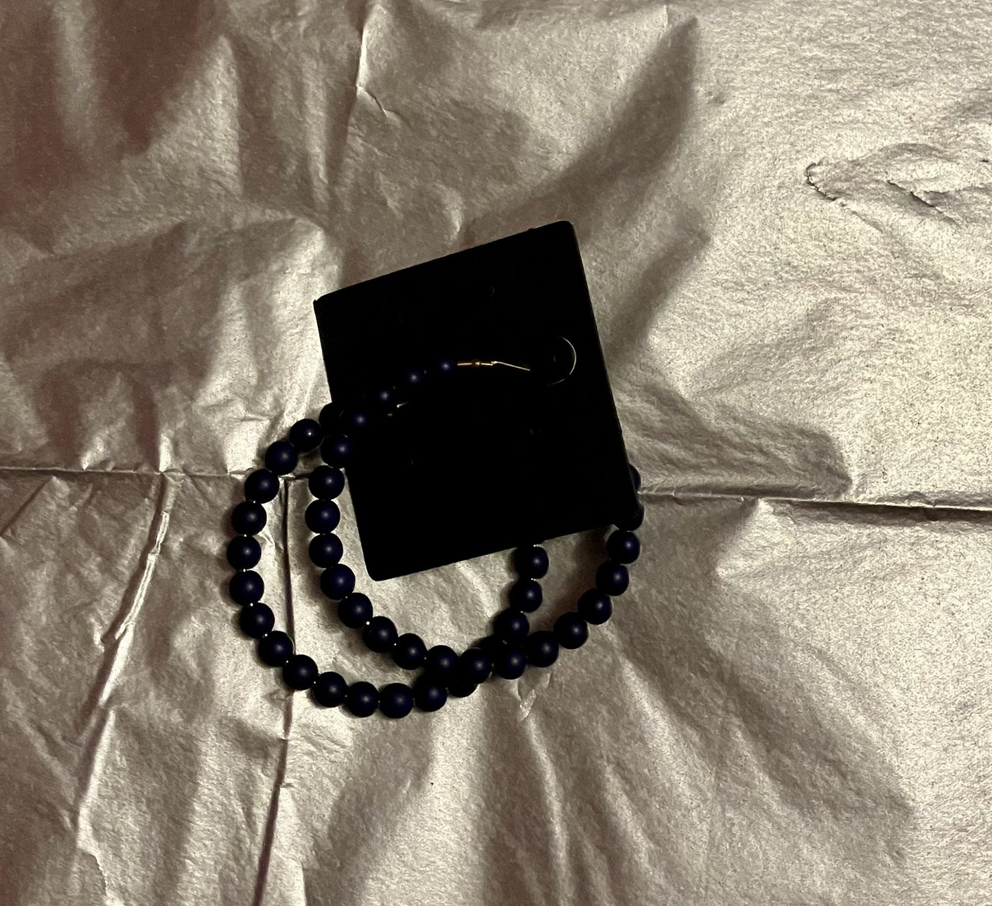 Beaded Hoops