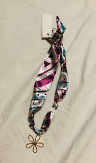 Trendy Scarf Charm Necklace 