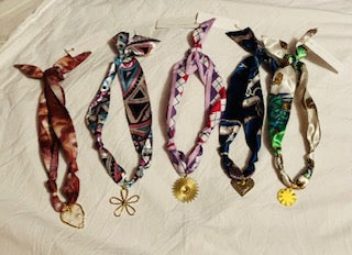 Trendy Scarf Charm Necklace 