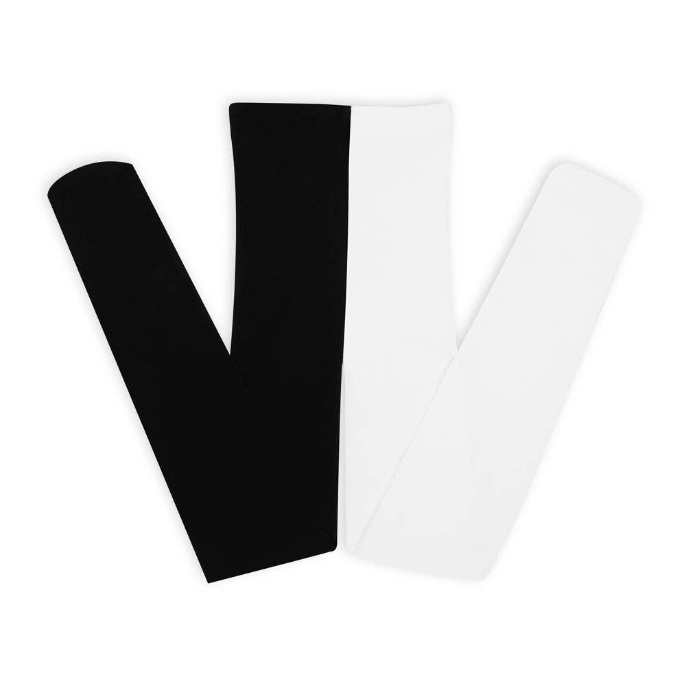 Mismatched Tights Socks: Black & White / One Size