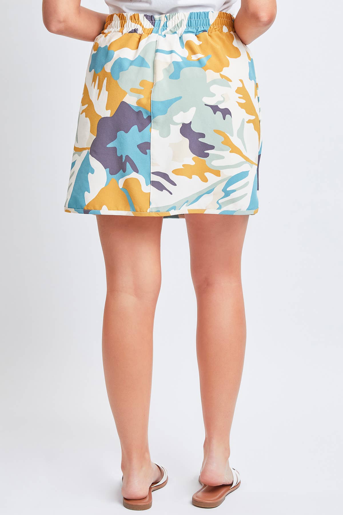 Modern Camo Dolphin Skort with Knit Under Short