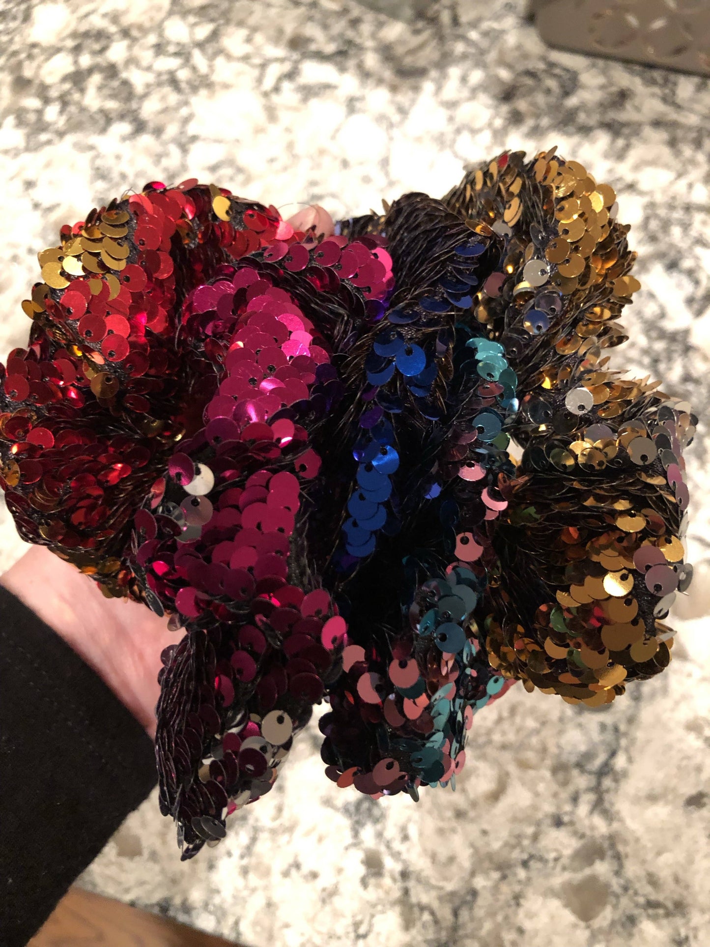 Sequin Hair Scrunchie