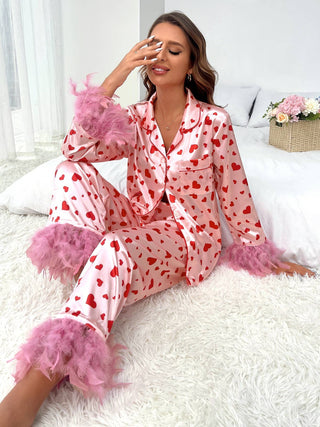 Heart Printed Pajamas