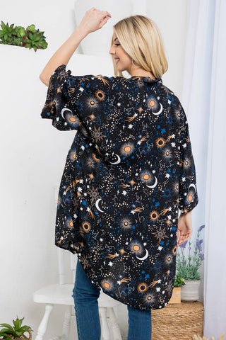 Shoot for the Moon Kimono