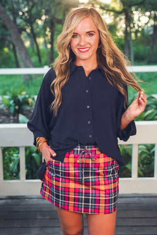 Patterned in Plaid Skort